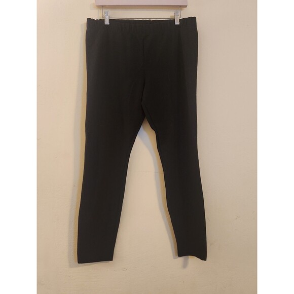 Ann Taylor Loft Pants - Ann Taylor Loft XL Black Knit Elastic Waist Pull‎ On Pants Pants